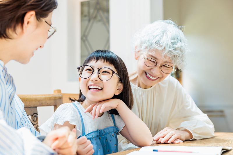 お子様とご高齢の方