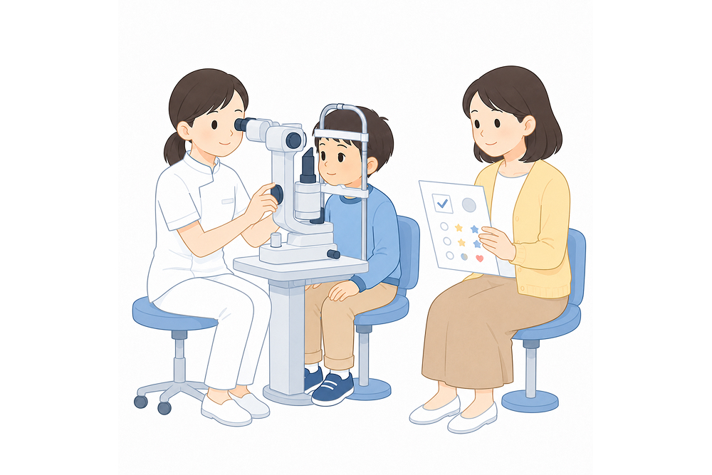 学校健診後に精密検査を受けるお子様
