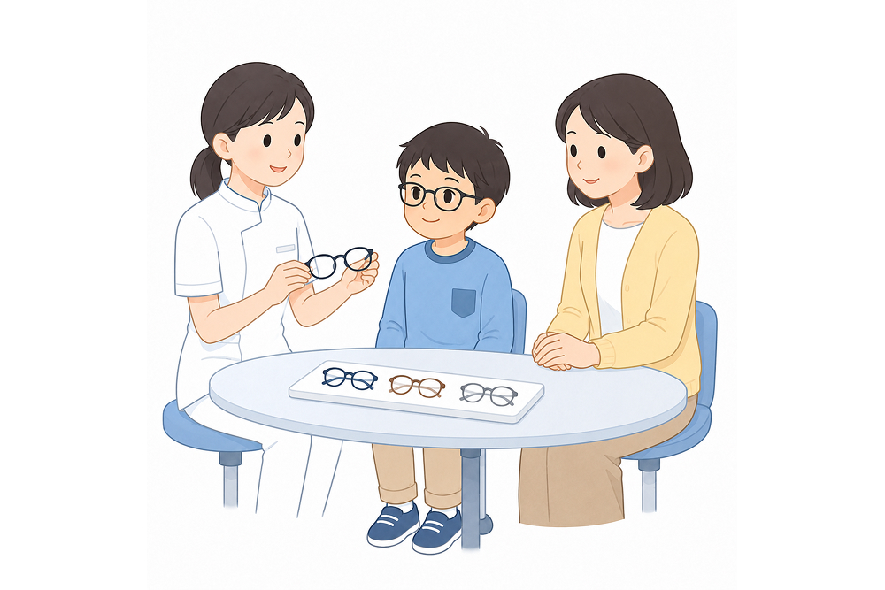 お子様の眼鏡処方についての相談